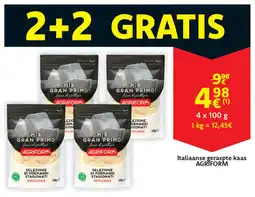 Cora Italiaanse geraspte kaas agriform aanbieding