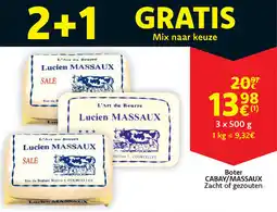 Cora Boter cabay massaux aanbieding