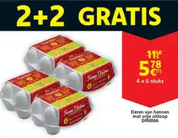 Cora Eieren van hennen met vrije uitloop dinima aanbieding