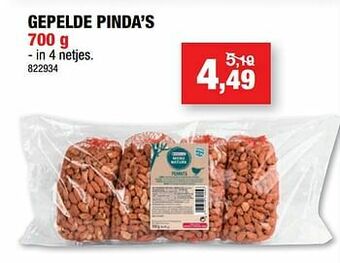 Gepelde pinda’s