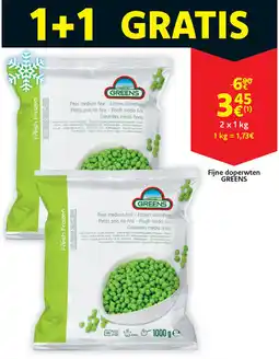 Cora Fijne doperwten greens aanbieding