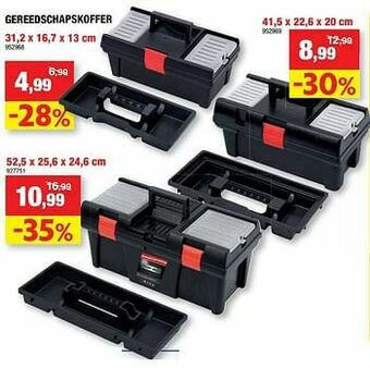 Hubo Gereedschapskoffer aanbieding