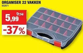 Organiser 22 vakken