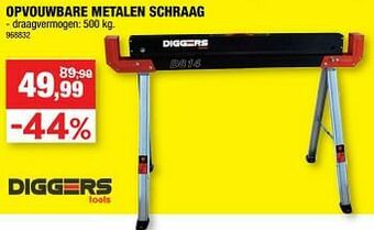 Hubo Opvouwbare metalen schraag aanbieding