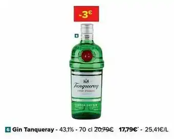 Carrefour Market Gin tanqueray aanbieding