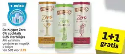 Albert Heijn De kuyper zero 0% cocktails aanbieding
