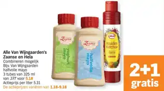 Albert Heijn Alle van wijngaarden's zaanse en hela aanbieding