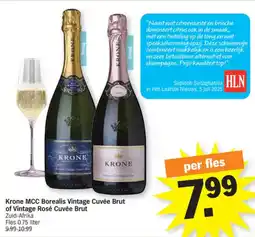 Albert Heijn Krone mcc borealis vintage cuvée brut aanbieding