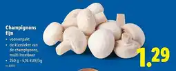 Lidl Champignons fijn aanbieding