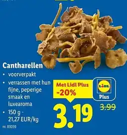 Lidl Cantharellen aanbieding