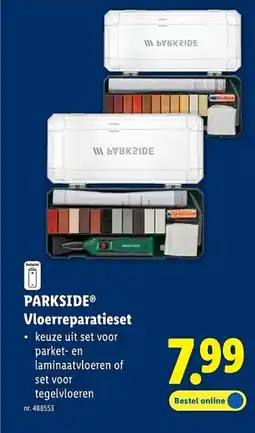 Lidl Parkside vloerreparatieset aanbieding