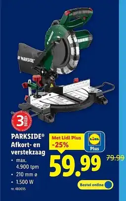 Lidl PARKSIDE Afkort en verstekzaag aanbieding