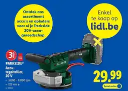 Lidl PARKSIDE Accu tegeltriller 20V aanbieding