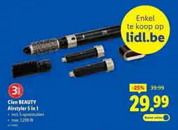 Lidl Cien beauty airstyler 5 in 1 aanbieding