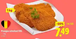 Lidl Praagse schnitzel xxl aanbieding