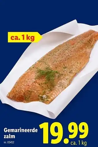 Gemarineerde zalm