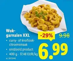 Lidl Wok garnalen xxl aanbieding