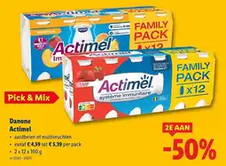 Lidl Danone actimel aanbieding