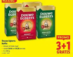 Lidl Douwe egberts koffie aanbieding