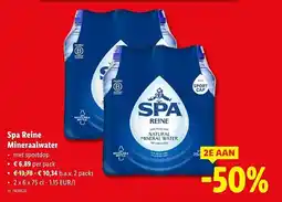 Lidl Spa reine mineraalwater aanbieding