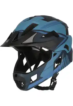 Decathlon Integraal fietshelm voor kinderen 6-12 | Blauw | Crazy Safety | EN1078 aanbieding