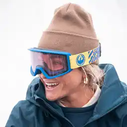 Decathlon DXT OTG Jeugd Skibril - Wildside/Lumalens Light Rose aanbieding