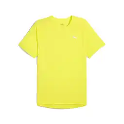Decathlon VELOCITY hardloopshirt voor heren PUMA Lemon Sherbert Yellow aanbieding