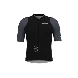 Decathlon Wielershirt Korte Mouw Kinderen - Icon Black/Anthracite aanbieding