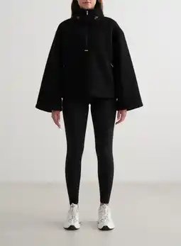 Decathlon Dames Pile Jas A-lijn Mouwen Zwart aanbieding