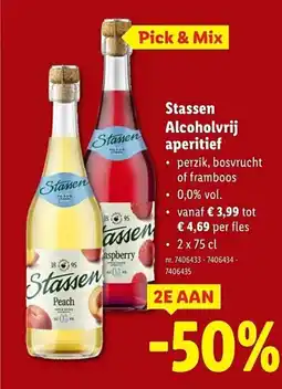 Lidl Stassen alcoholvrij aperitief aanbieding