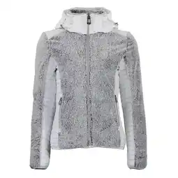 Decathlon Dames gebreide hoodie met rits in twee materialen Peak Mountain aanbieding