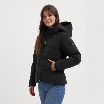 Decathlon Norra Dames - Puffer winterjas - Waterbestendig - Zwart aanbieding