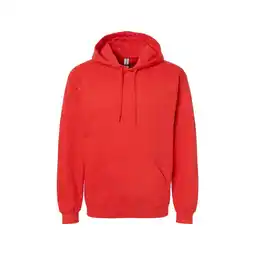 Decathlon Unisex Softstyle Fleece Midweight Hoodie voor volwassenen (Rood) aanbieding