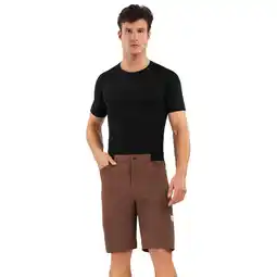 Decathlon Heren Fietsen gravel shorts Valley Bruin aanbieding
