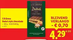 Lidl J.d.gross dubai style chocolade aanbieding
