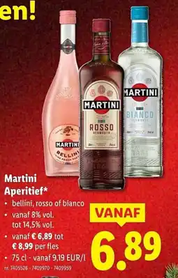 Lidl Martini aperitief aanbieding