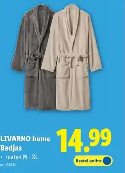 Lidl LIVARNO home Badjas aanbieding
