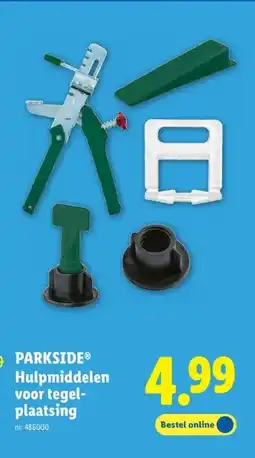 Lidl PARKSIDE Hulpmiddelen voor tegel- plaatsing aanbieding