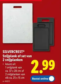 Lidl SILVERCREST Snijplank of set van 2 snijplanken aanbieding
