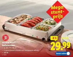Lidl SILVERCREST Buffetwarmer aanbieding
