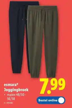 Lidl esmaraⓇ Joggingbroek aanbieding