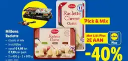 Lidl Milbona Raclette aanbieding