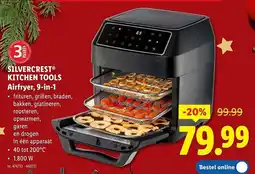 Lidl Silvercrest Kitchen Tools Airfryer 9-in-1 aanbieding