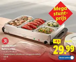 Lidl Silvercrest Buffetwarmer aanbieding