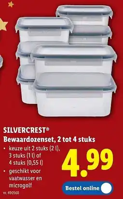 Lidl Silvercrest Bewaardozenset aanbieding
