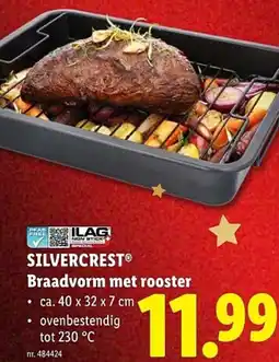 Lidl Silvercrest Braadvorm met rooster aanbieding