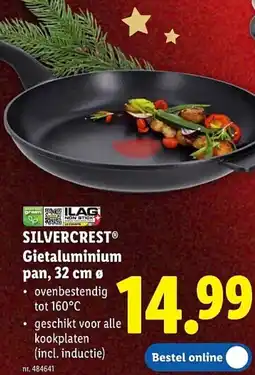 Lidl Silvercrest Gietaluminium pan aanbieding