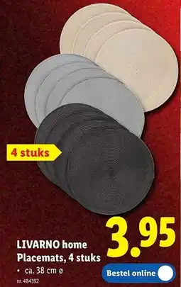 Lidl Livarno Home Placemats aanbieding