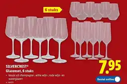Lidl Silvercrest Glazenset aanbieding