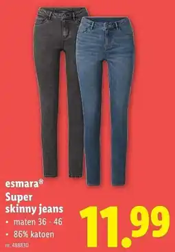 Lidl Esmara Super Skinny Jeans aanbieding